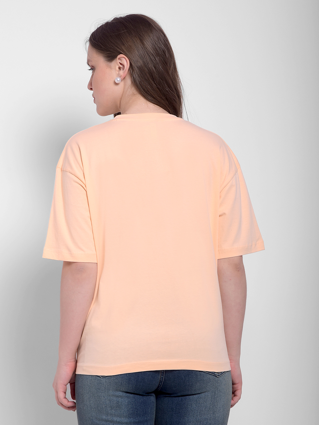 Numero Uno Women Graphic Print Orange T-Shirt